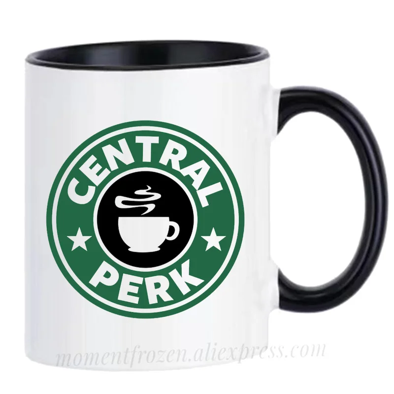 

TV Show Friends Mugs Central Perk Ceramic Coffee Tea Cups Birthday Gifts Coffeeware Home Decal Teaware Milk Mugen Beer Drinkware