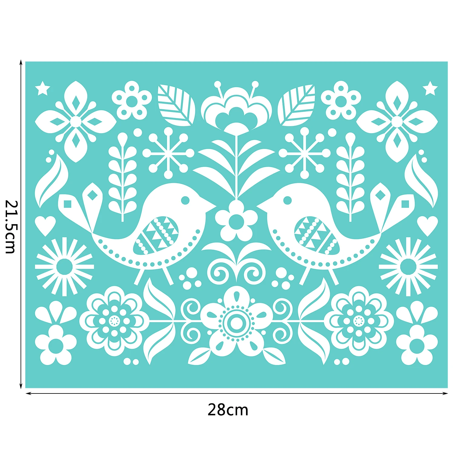 Многоразовый Набор Трафарет Для Шелкографии С Дизайном Птиц Печати В Сумке