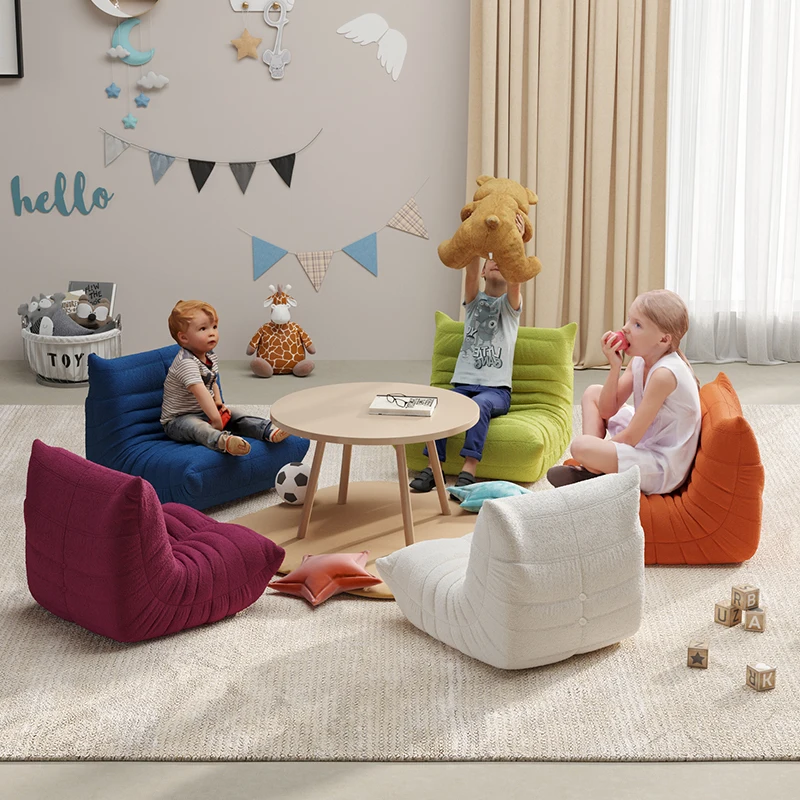 

Bean Bag Chairs for Kids Comfortable Back Support Single Sofa Lazy Couch Tatami Living Room Bedroom Reading Chair Leisure Chair