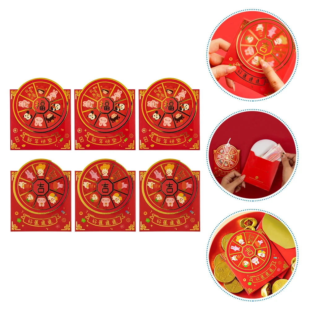 

Red Year Money Envelopes Rabbit Packet Lucky Gift Spring Festival Zodiac Bag Pocket Chinese New Envelope Packetsthe Bao Lunar
