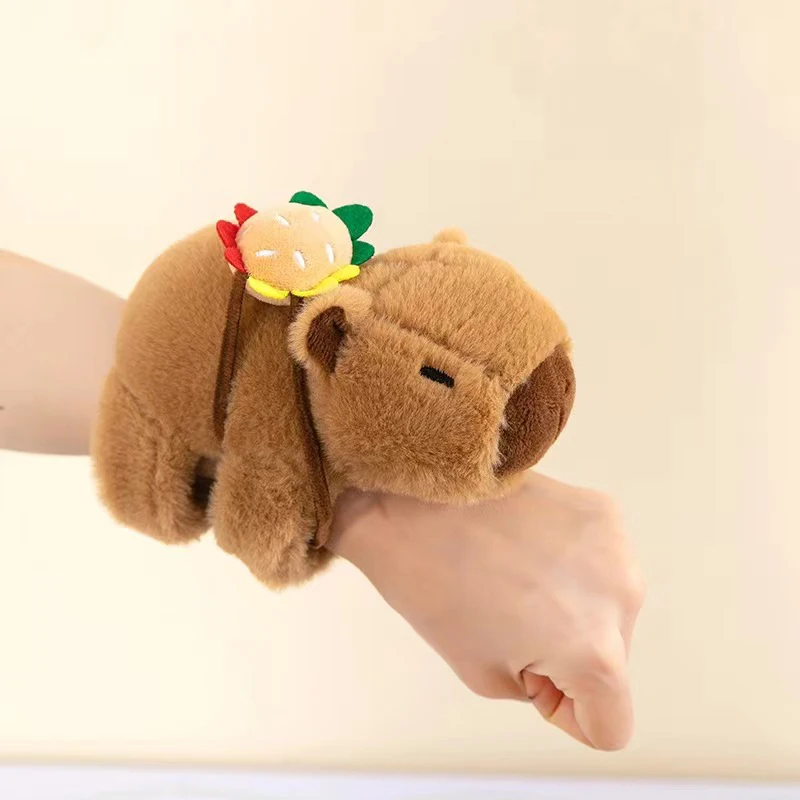 Кавайная капибара плюшевая кукла водного дельфина запястье кольцо игрушки