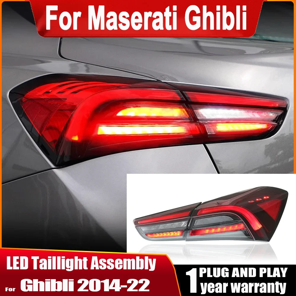 2 шт. автомобильные фары для Maserati Ghibli 2014-2022 светодиодные автоматические задние