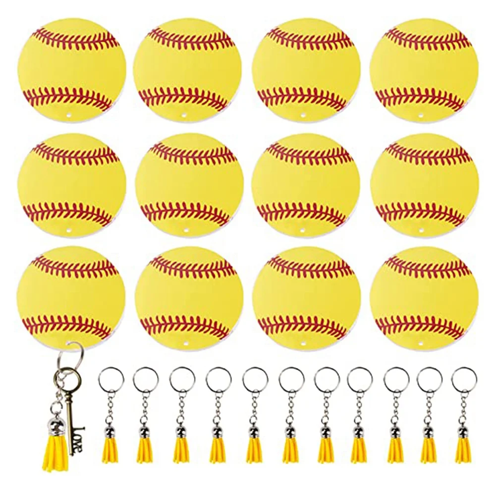 

48 шт., набор мягких акриловых заготовок для брелоков