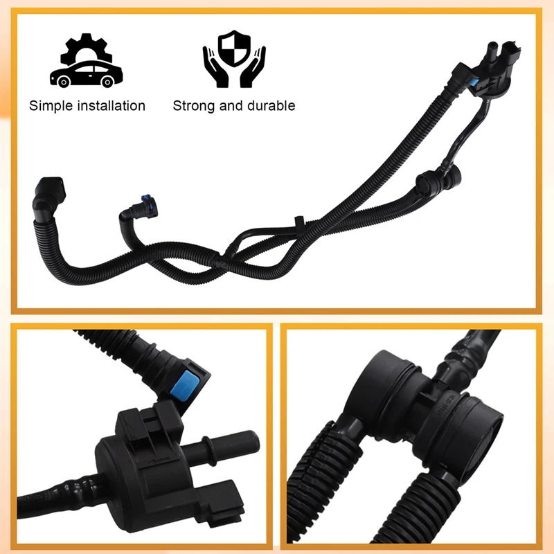 Электромагнитный клапан карбоновой канистры в сборе с трубой для Lincoln MK Z 2014-2016