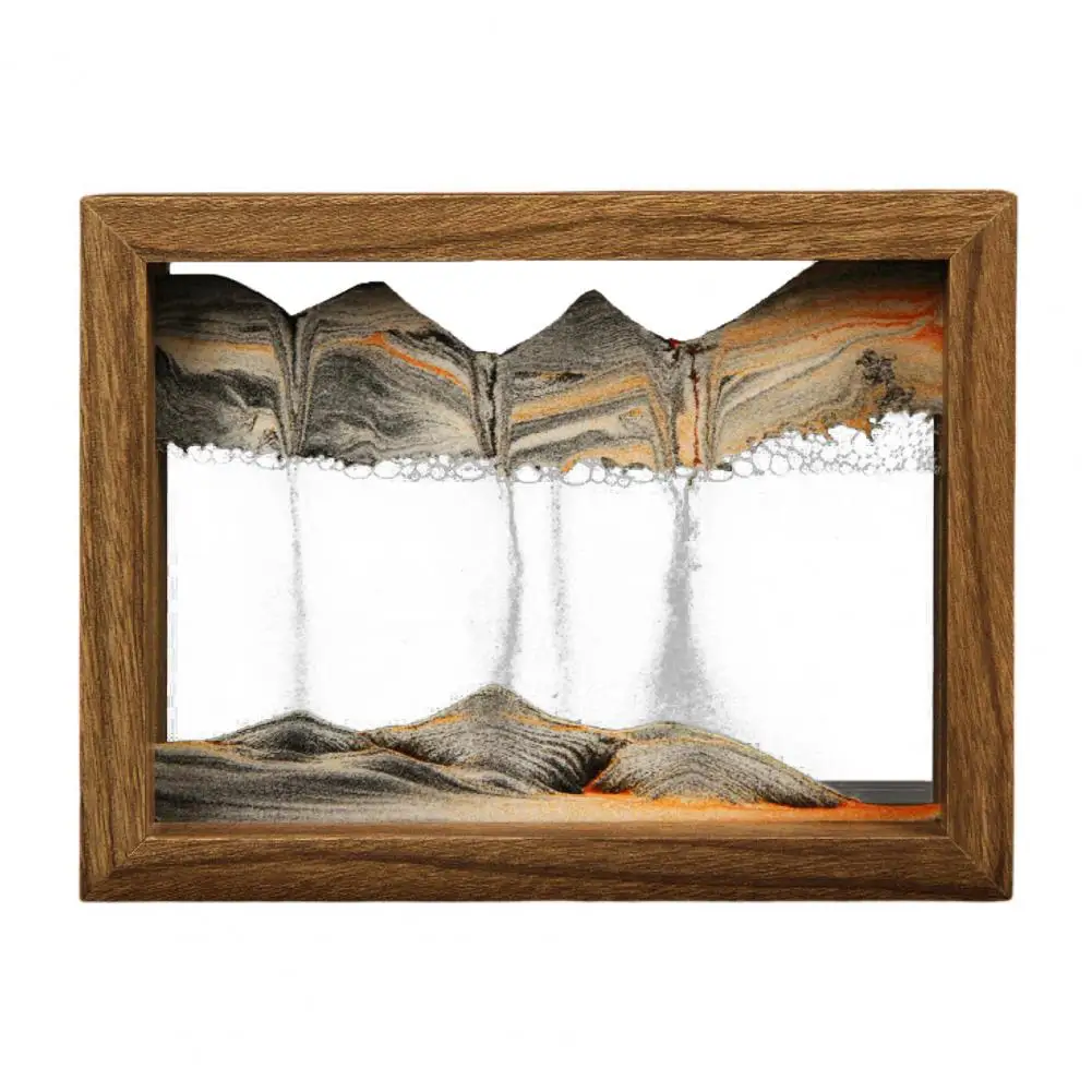 

Прекрасная картина с сыпучим песком яркие цветные изображения с динамическим песком Изысканная 3D картина с движущимся песком декоративная...