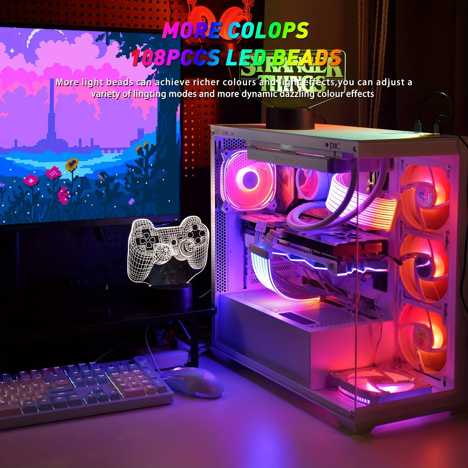 ARGB PSU Удлинительный кабель питания Светодиодная лента 24PIN материнской платы Aura Sync