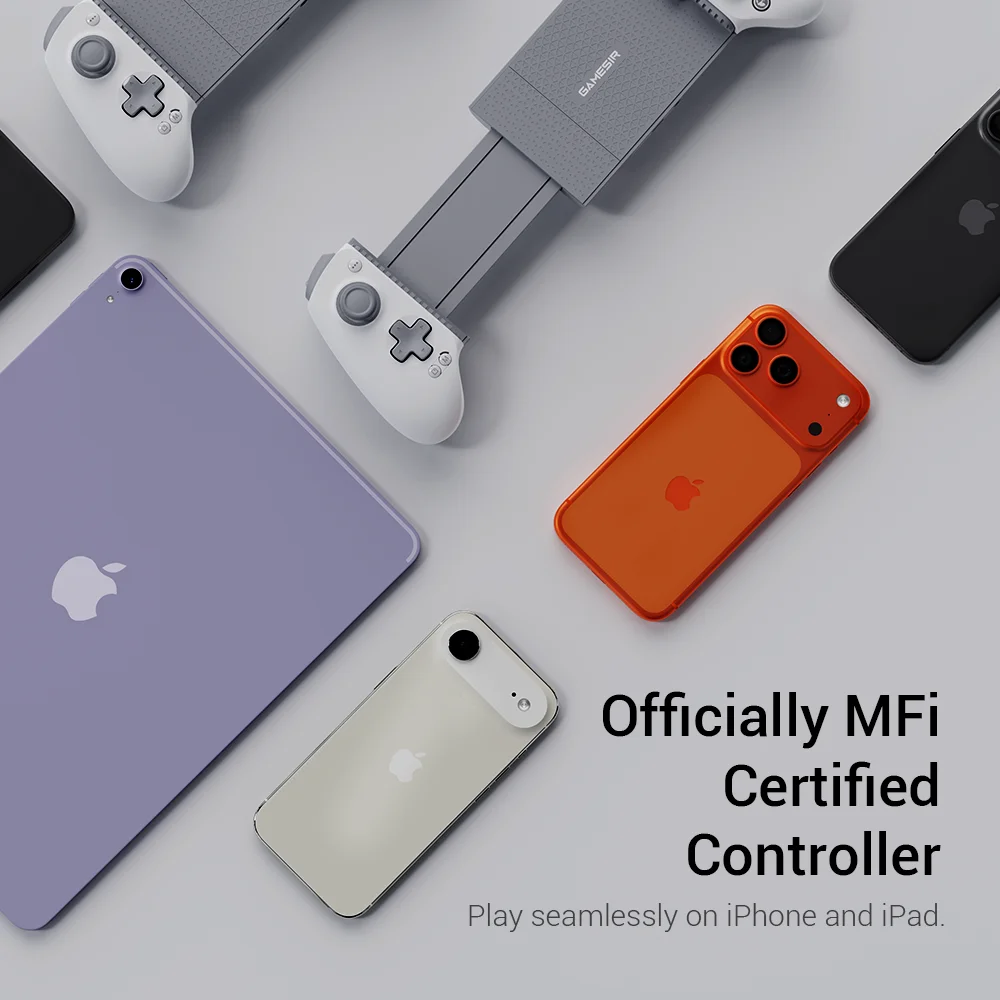Фото Игровой контроллер Gamesir G8+ MFI для iPhone, iPad mini, телефонов и мобильных устройств с разъемом Type-C, официально сертифицированный Apple. №2