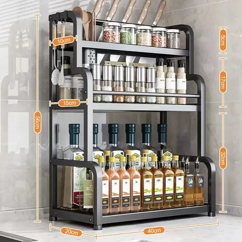 

Многоярусный металлический стеллаж для кухни