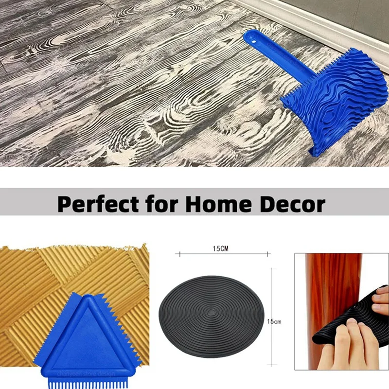 Набор инструментов для обработки резинового дерева текстура сделай сам валик