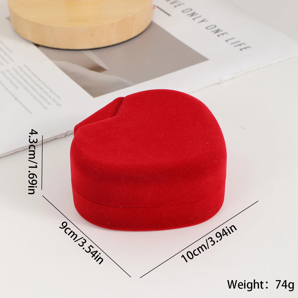 Подвеска в форме сердца для хранения ювелирных изделий