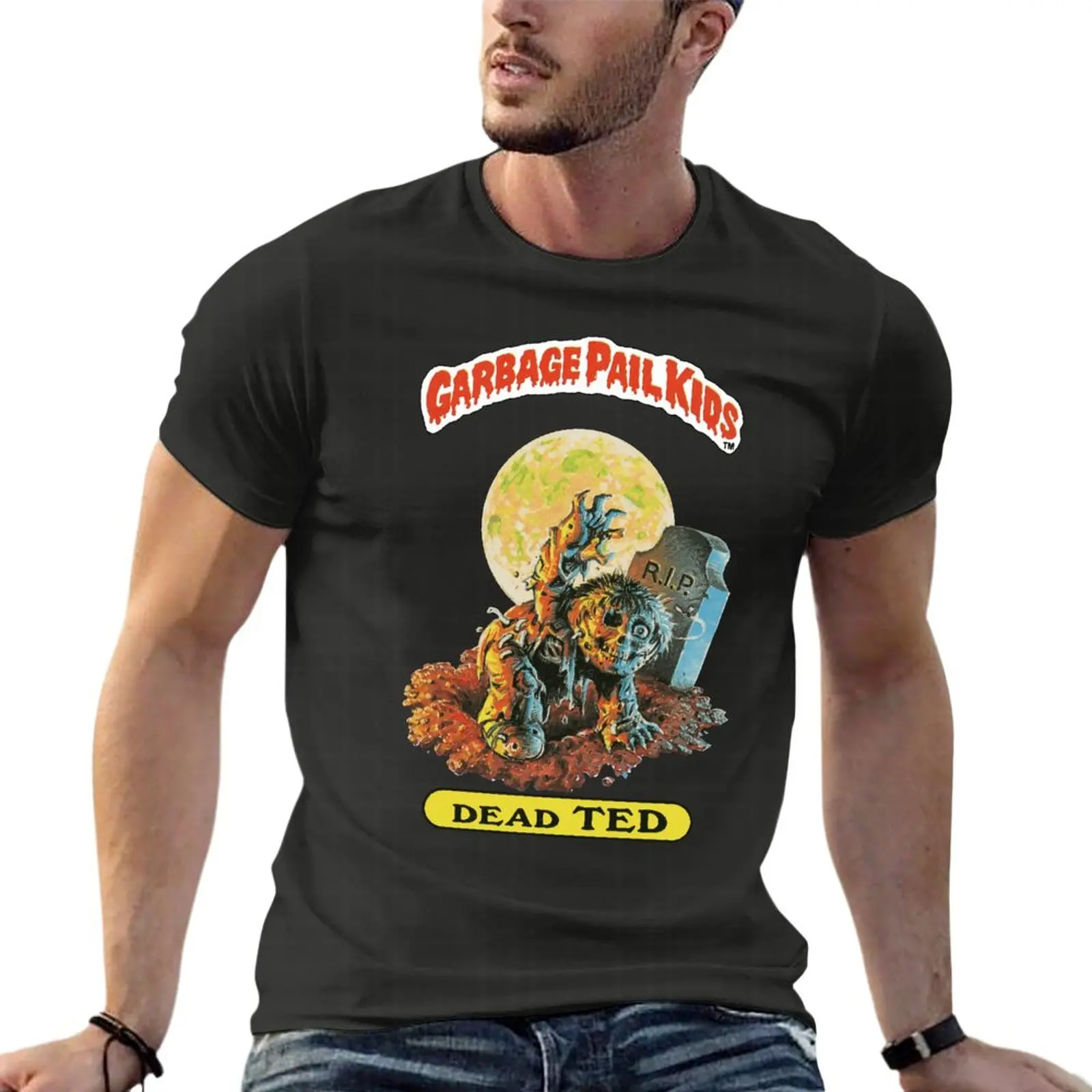 

Garbage Pail Kids - Dead Ted 1980'S Oversize T-Shirts Summer Mens Clothing Short Sleeve Streetwear Plus Size Tops Tee