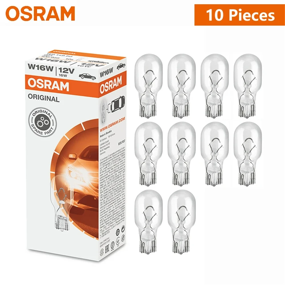 OSRAM 921 W16W W2.1x9.5d Стандартный поворотный сигнал автомобиля фонарь заднего хода 12 В 16