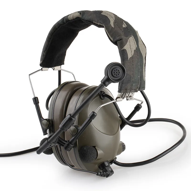 Z Tactical Sound-Trap Softair Headset Noise Reduction Military Aviation Earphone Airsoft Headphones Z042 Shooting Headphones