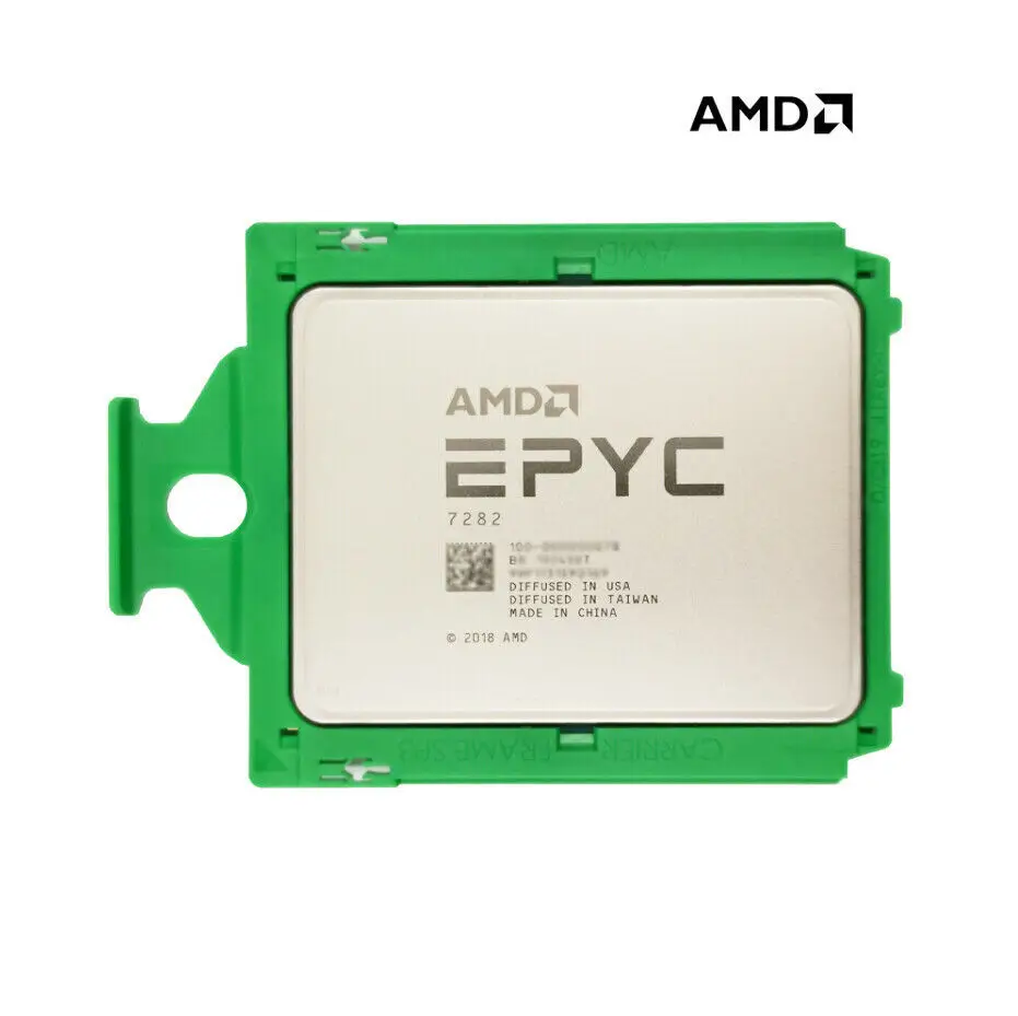 AMD EPYC 7282โปรเซสเซอร์2.8GHz Up To 3.2GHz 64MB 120W SP3 100-000000078