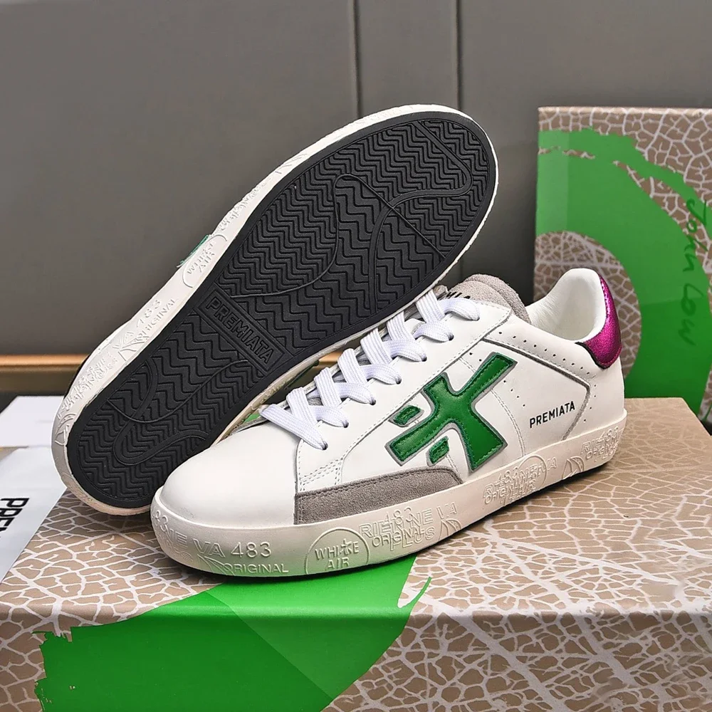 PREMIATA/мужская легкая роскошная простая модная спортивная обувь в стиле ретро