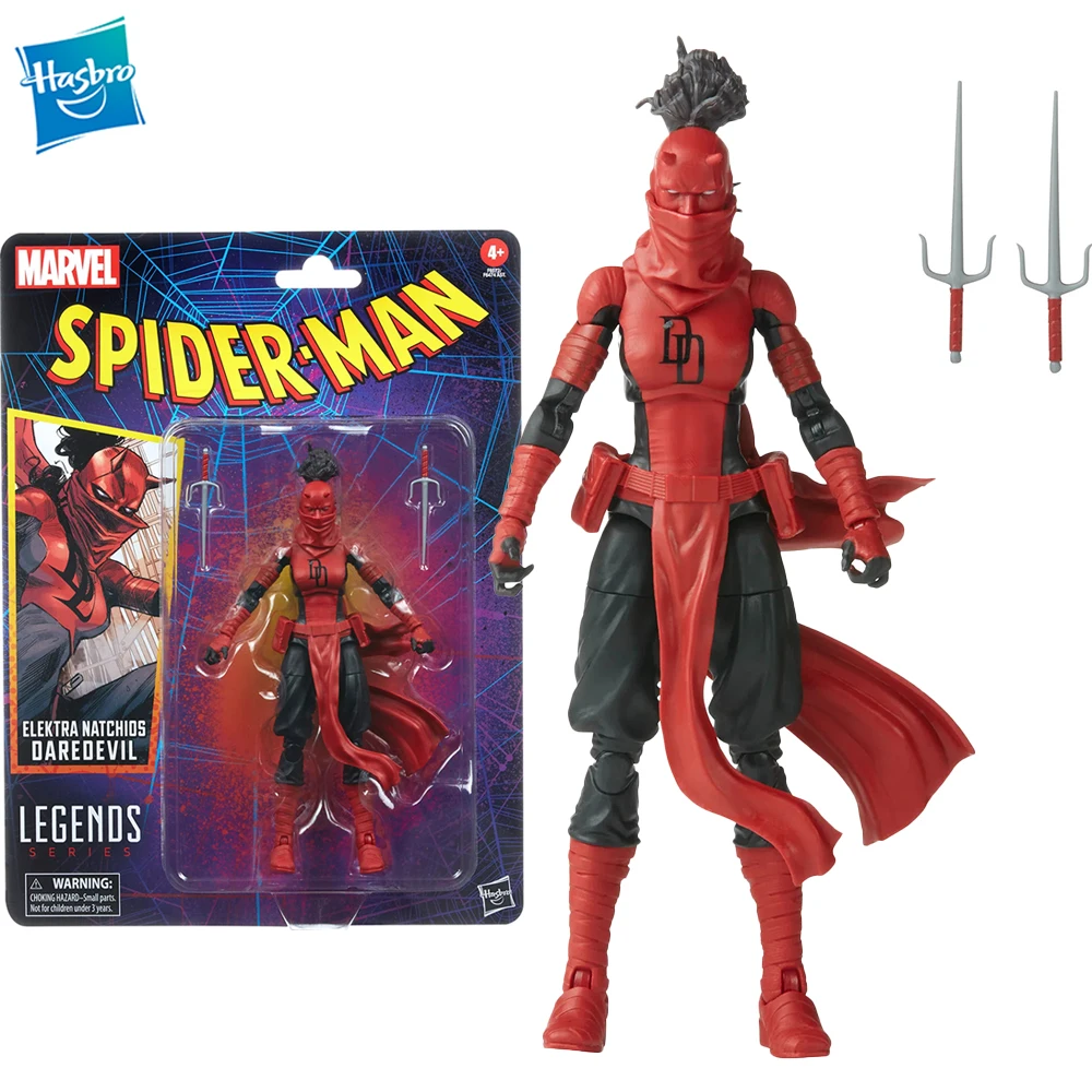 [В наличии] Hasbro серия Marvel Legends Elektra Natchios Daredevil 6-дюймовая экшн-фигурка Коллекционная модель игрушка подарок F6572
