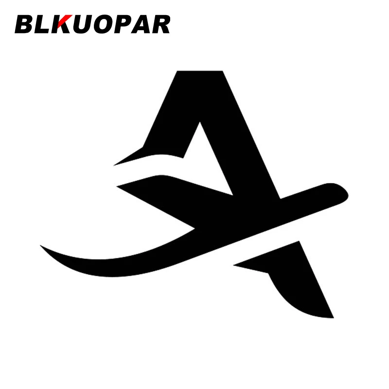 

BLKUOPAR Abstract Airplane Car Sticker Simple Vinyl Decal Creative Scratch-Proof Surfboard Windshield Trunk Car Accessories