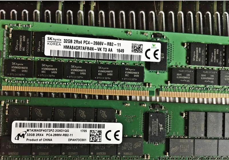 

RAM SR550 SR630 SR650 SR530 Server Memory 32G DDR4 2666V ECC REG 1PCS