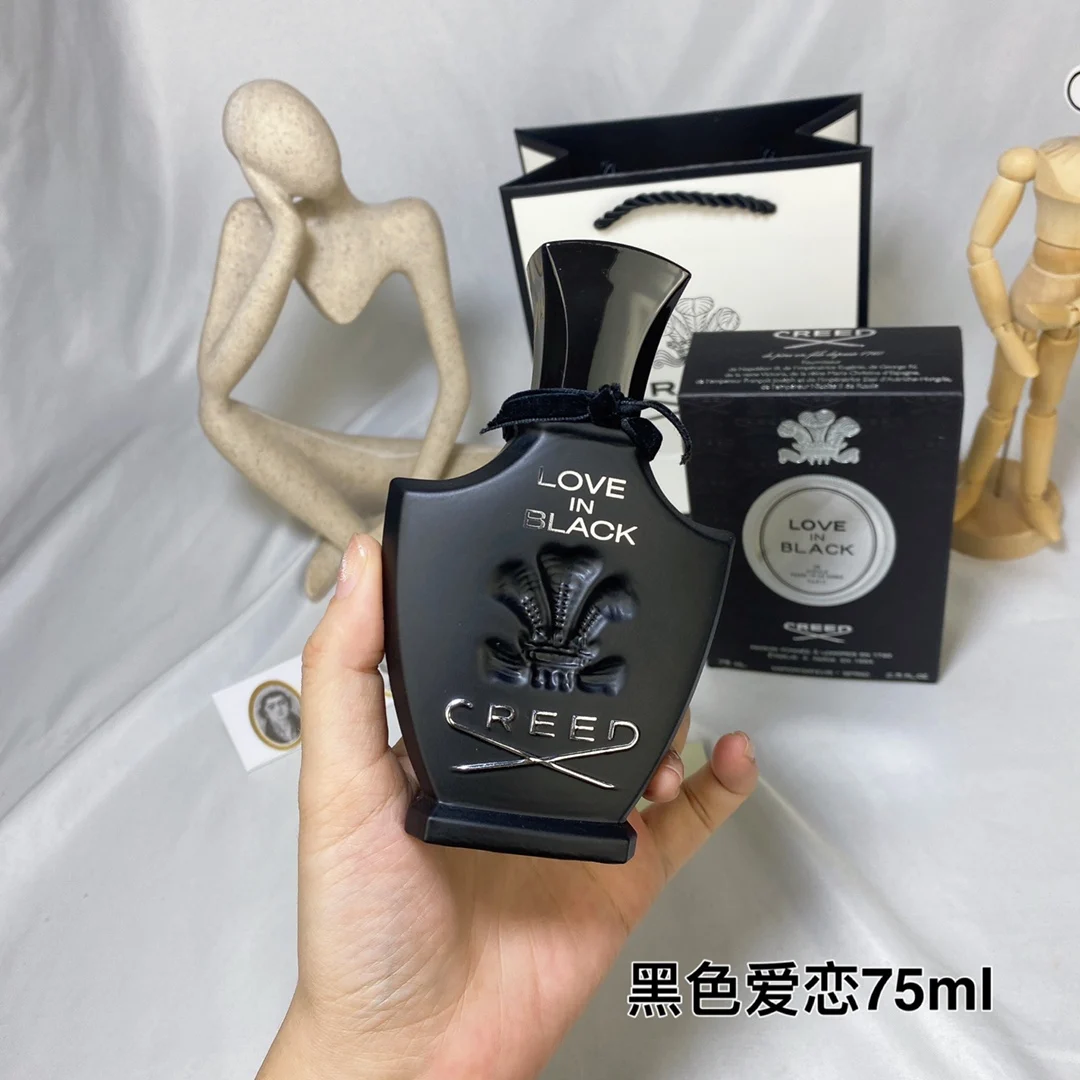 

High quality brand women perfume love in black long lasting natural taste with atomizer for men fragrances