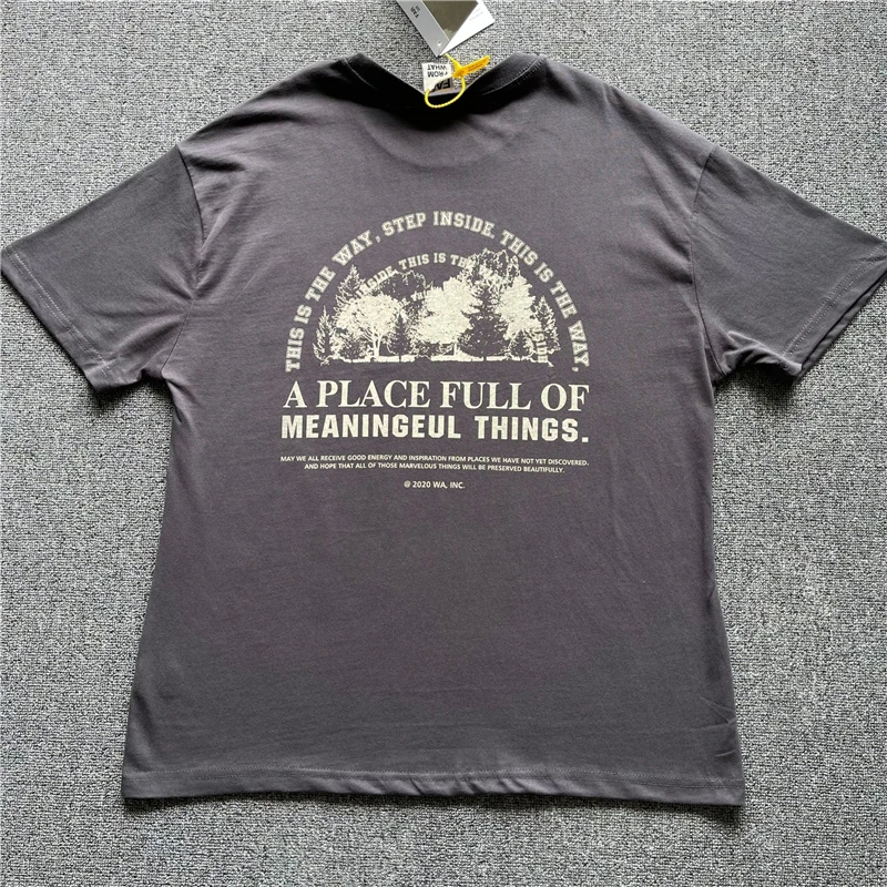 

FAR.ARCHIVE FAR FOREST PRINTED T-SHIRTS 2022 Men Women Oversize Streetwear Tops Vintage Cotton Short Sleeve Tee Hip Hop