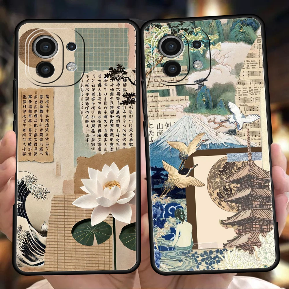 Фото Чехол для телефона Xiaomi 15 14 13 12 Lite 14T 13T 12T Pro Poco X7 X6 X5 X4 X3 NFC F7 Ultra F6 Pro Cover Japan Osaka Kanagawa Label
