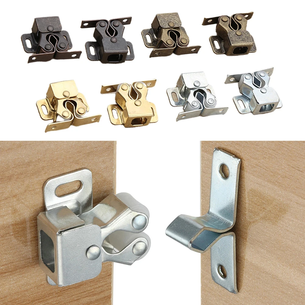 

Cabinet Locksfurniture Spring Cabinet Suction Kitchen Door Clips Wardrobe Cabinet Door Touch Beads Card Type Touch Beads