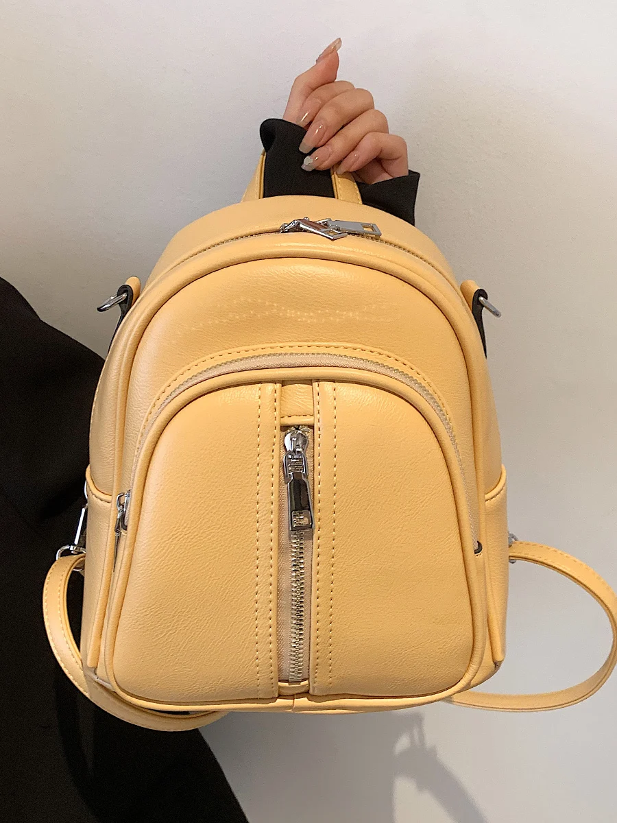 На плечо для женщин 2024 новая модная и элитная мода женский мини-рюкзак на одно