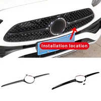 for 22 mercedes benz c class front grille trim strips car exterior styling accessories front grille cover marking trim strips