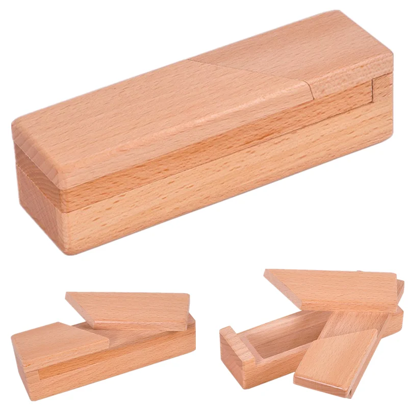 Lu Ban Lock 3D Wooden Brain Teaser Secret Opening Puzzle Box Magic Mysterious Gift Free Shipping | Игрушки и хобби