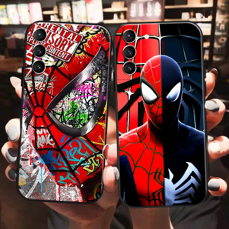 

Venom Spiderman For Samsung Galaxy S22 Ultra S21 S20 FE Plus Ultra 5G S10 Lite S10E Plus 5G Phone Case Carcasa Cases TPU