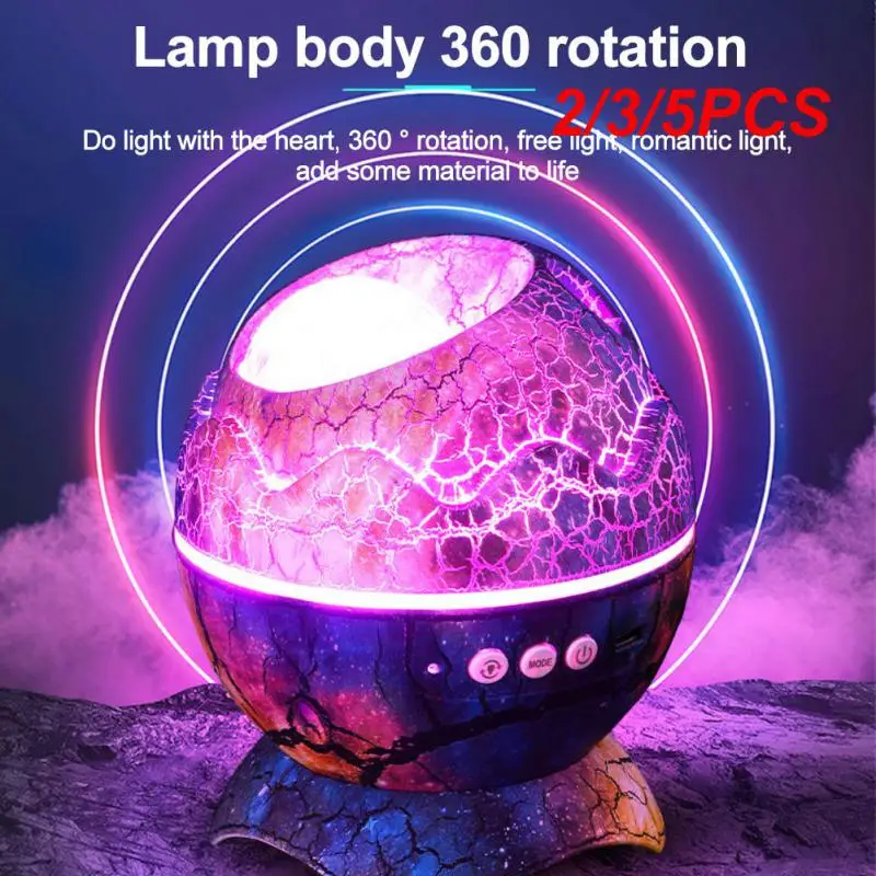 

2/3/5PCS Dinosaur Egg-shaped Light Plug And Play Romantic Kids Valentines Daygift Built-in -speaker New Lighting Tools