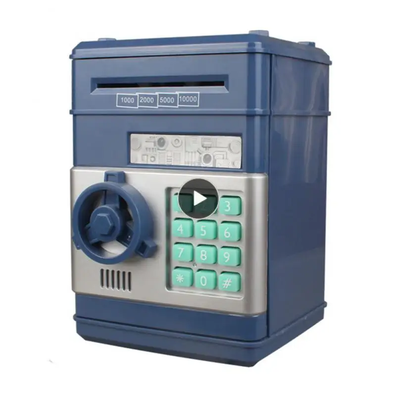 

ATM Piggy Bank Automatic Money Rolling ATM Password Money Box Cash Coins Saving Box Creative Children Money Toy Christmas Gift