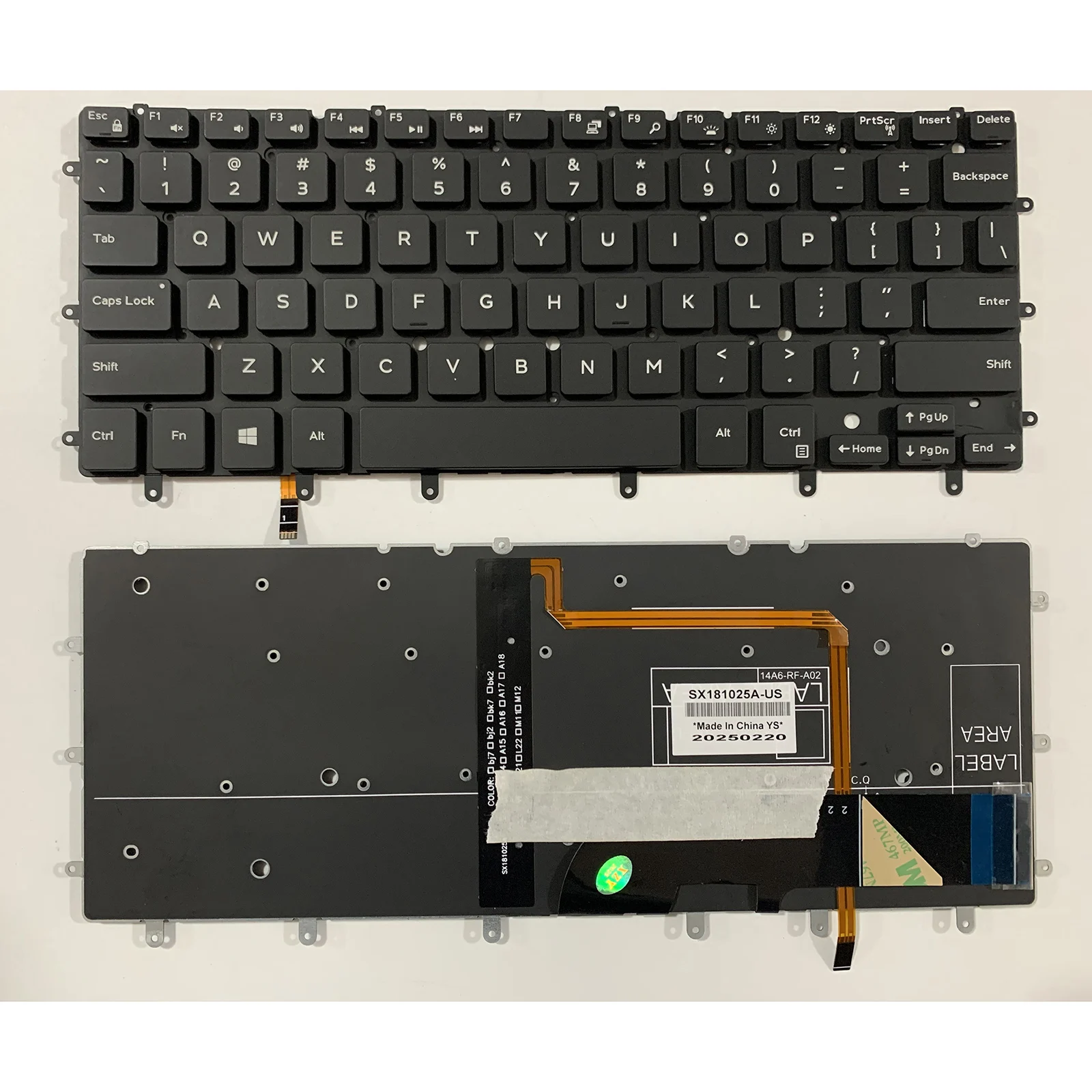 Фото Клавиатура для ноутбуков Dell XPS P54G P41F 13 9343 9350 9360 15BR N7547 N7548 (США) №2