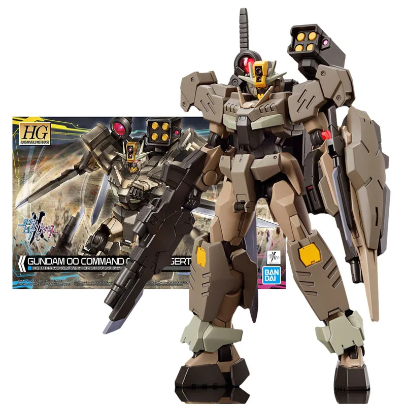 Фото Оригинальная фигурка Bandai Gundam Model Kit HGGBM 1/144 Gundam 00 Command БОЛЬШЕ [T] Модель коллекции пустыни Фигурка Игрушки №1