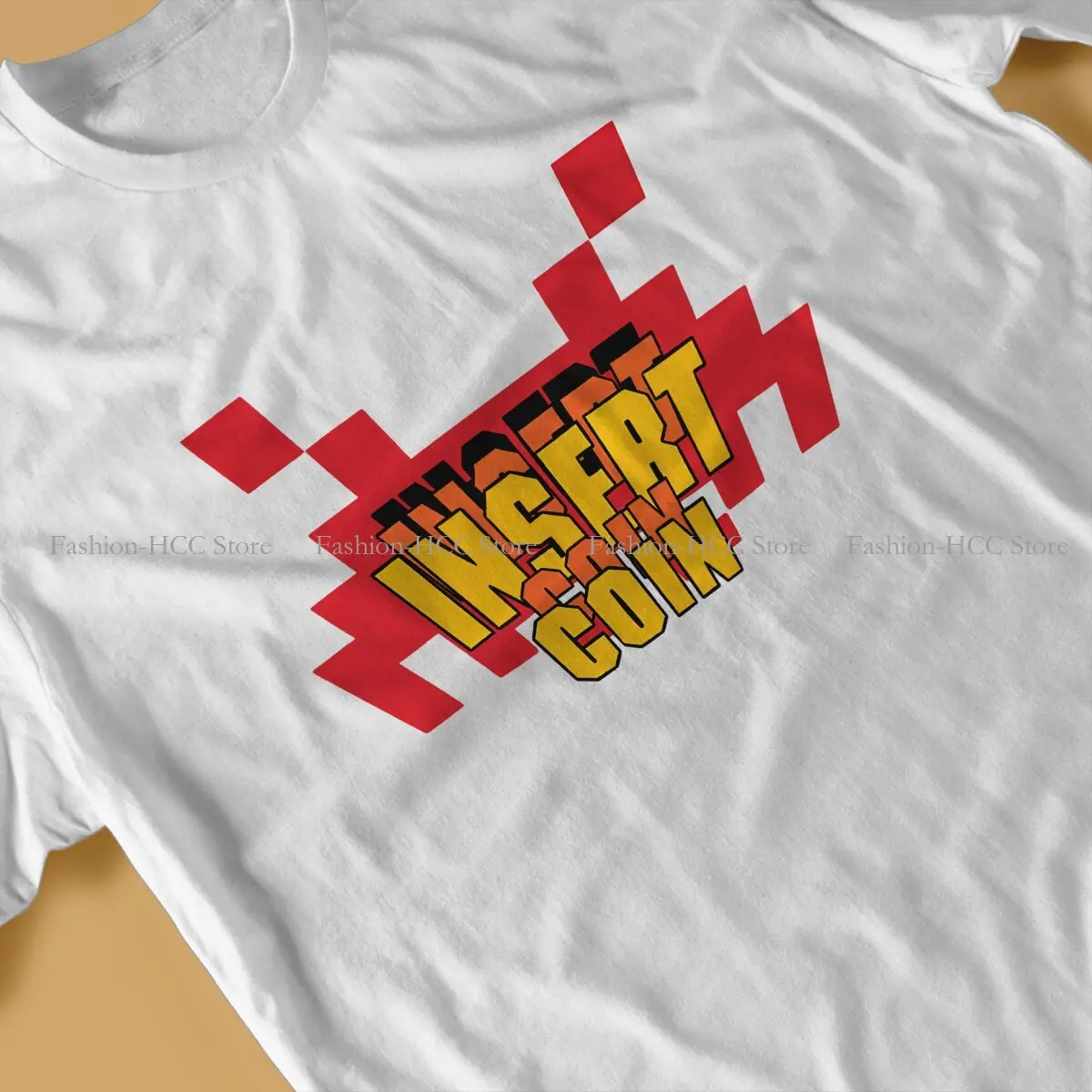 Классическая Специальная футболка из полиэстера Space Invaders удобная Подарочная