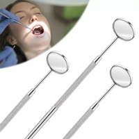 dental mouth mirror multifunction checking the inside of the oral cavity stainless steel handle tool teeth whitening clean oral