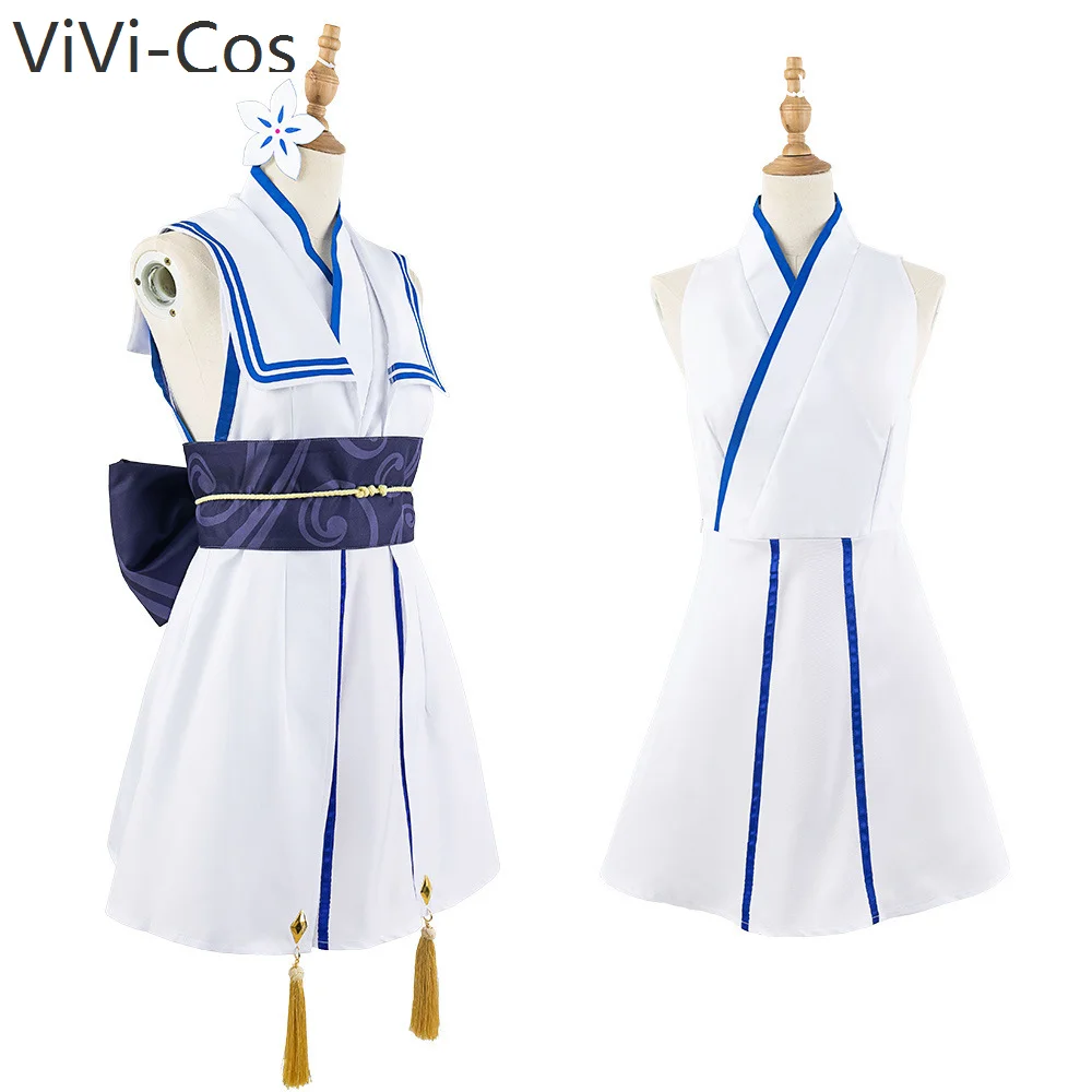 ViVi-Cos Blue Archive Waraku Chise кимоно косплей костюм Cos игры аниме вечерние униформа