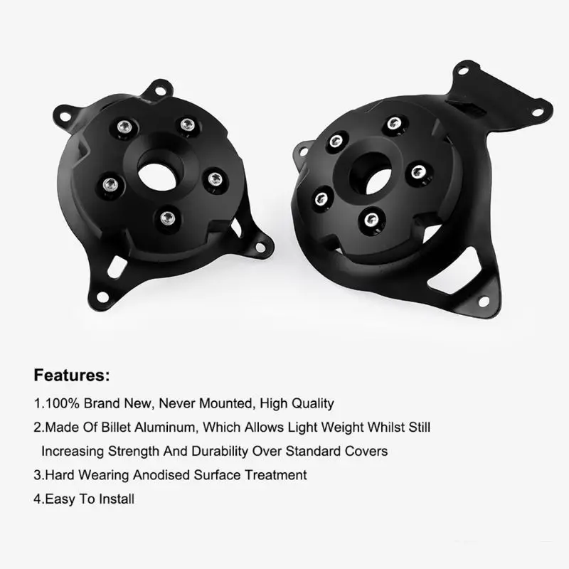 12 -кварфуст мотоциклета крышка статора защиты двигателя защищает боковой