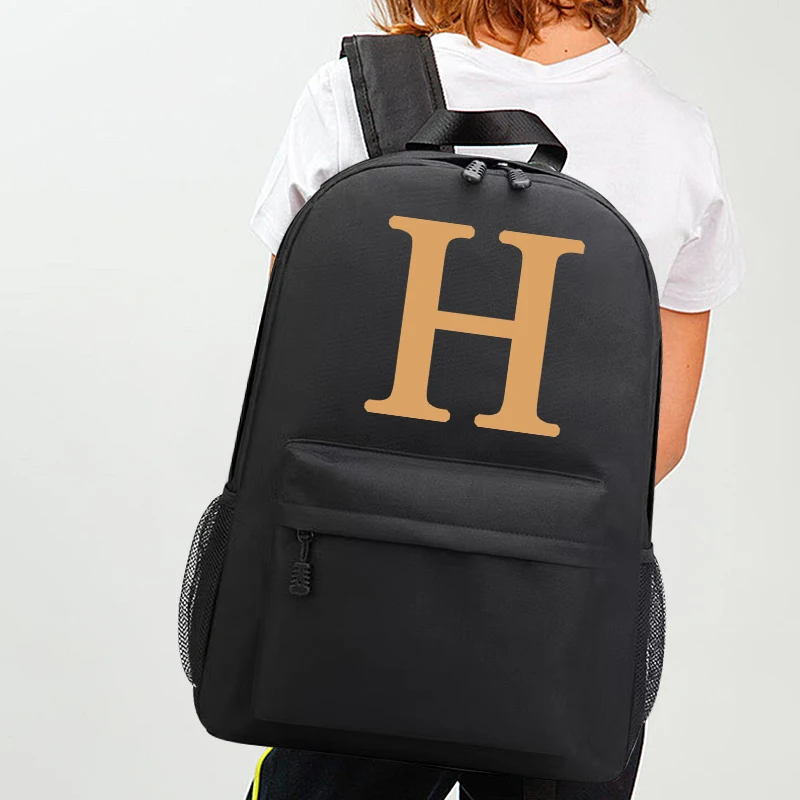 

Letter Floral Printing Fashion Backpack Travel Women Casual Backpacks Female Shoulder Bags Student School Bag for Teenage Girls