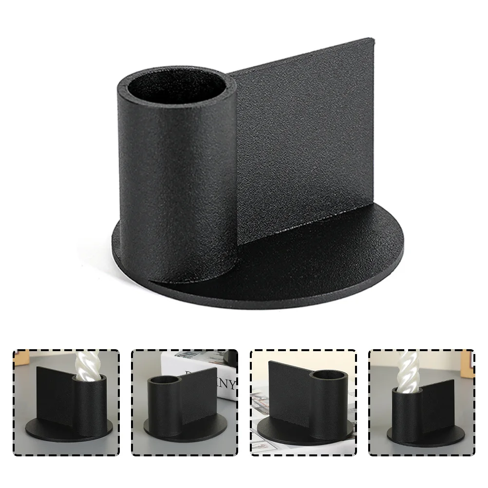 

2Pcs Decorative Candlestick Holder Metal Holder Candlesticks Table Decor for Wedding Dinning