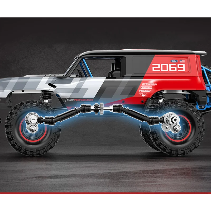 Фото Бесщеточный радиоуправляемый внедорожник Mjx H18p Ford Bronco Baja 1000 в масштабе 1:18, полноприводный, для бездорожья, новая поставка №2