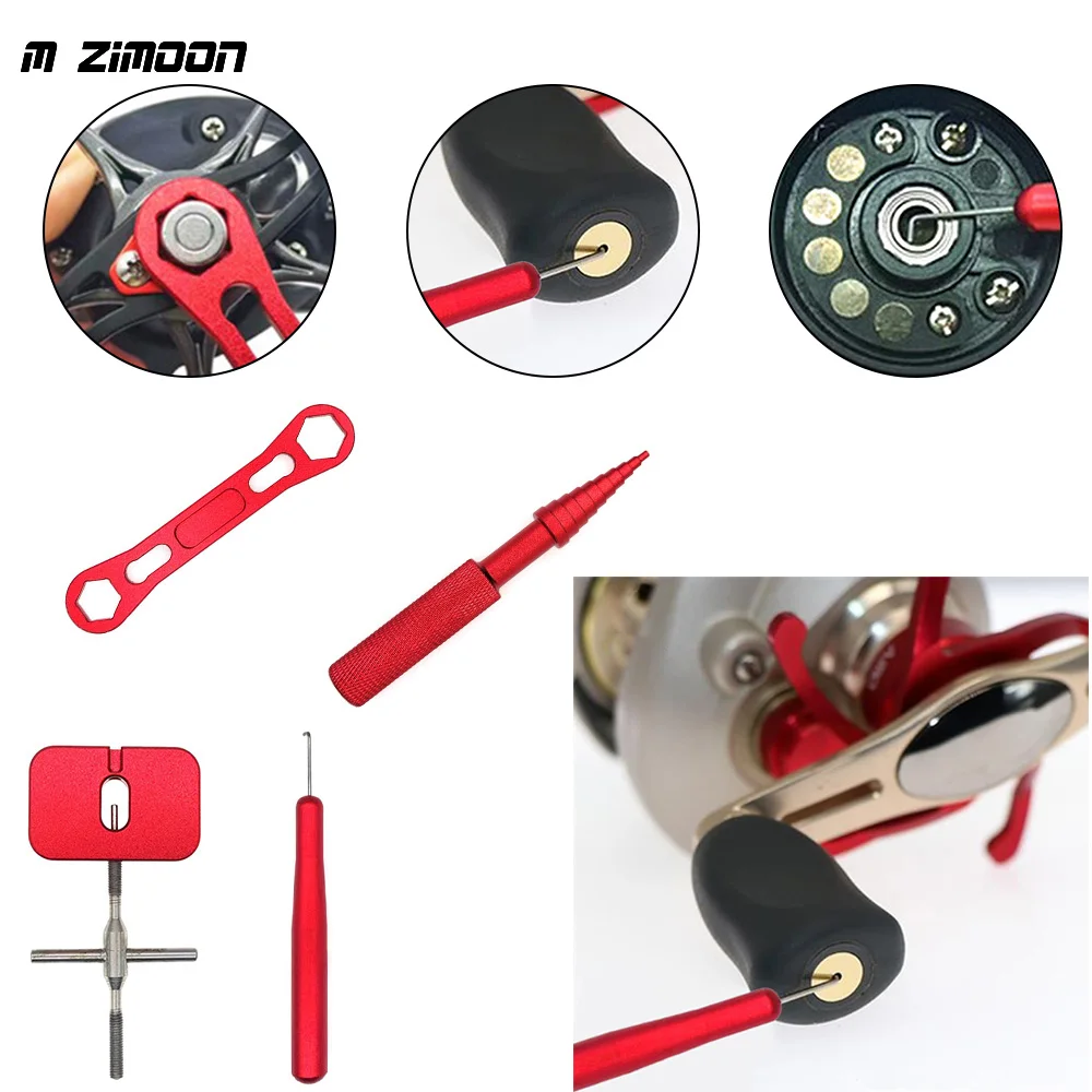 1pc Reel Removal Tools Multifunction Wrench Pin Remover Ball Bearing Maintenance Spool Disassembling DIY Fishing Repair Tools