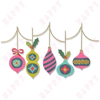 christmas funky baubles metal craft cutting dies diy scrapbooking paper diary decoration manual handmade for 2022 embossing new
