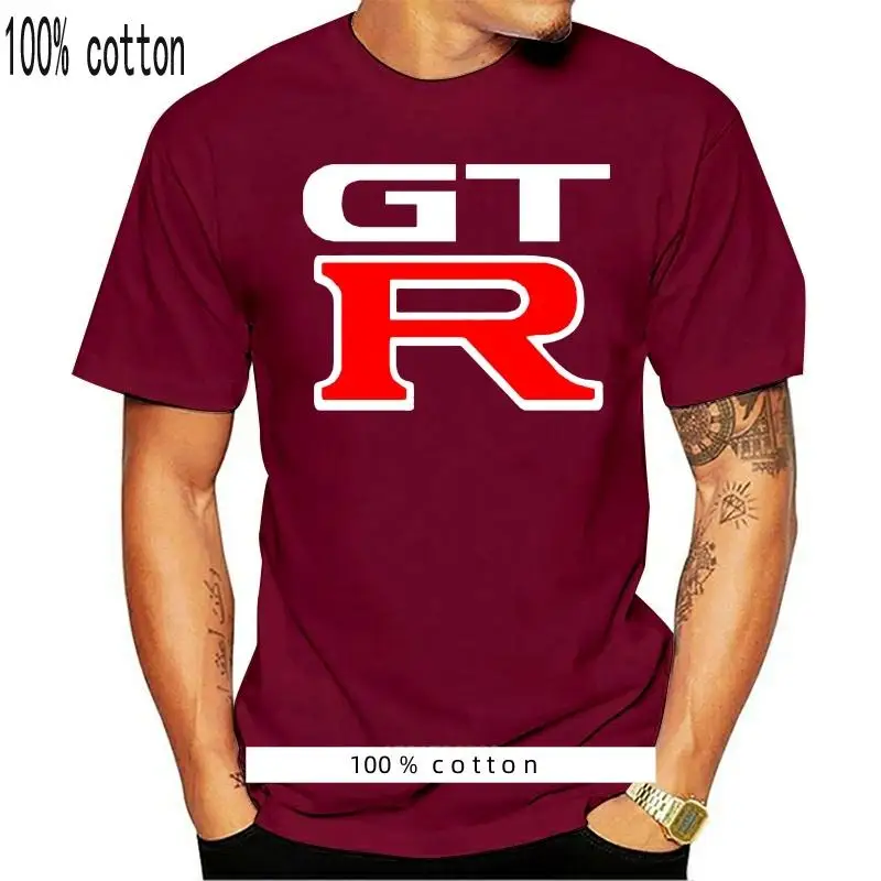 

2020 Hot Sale 100% cotton GT-R T-SHIRT S-3X skyline gtr Classic Japanese car fans r35 drift street race boost turbo Tee shirt