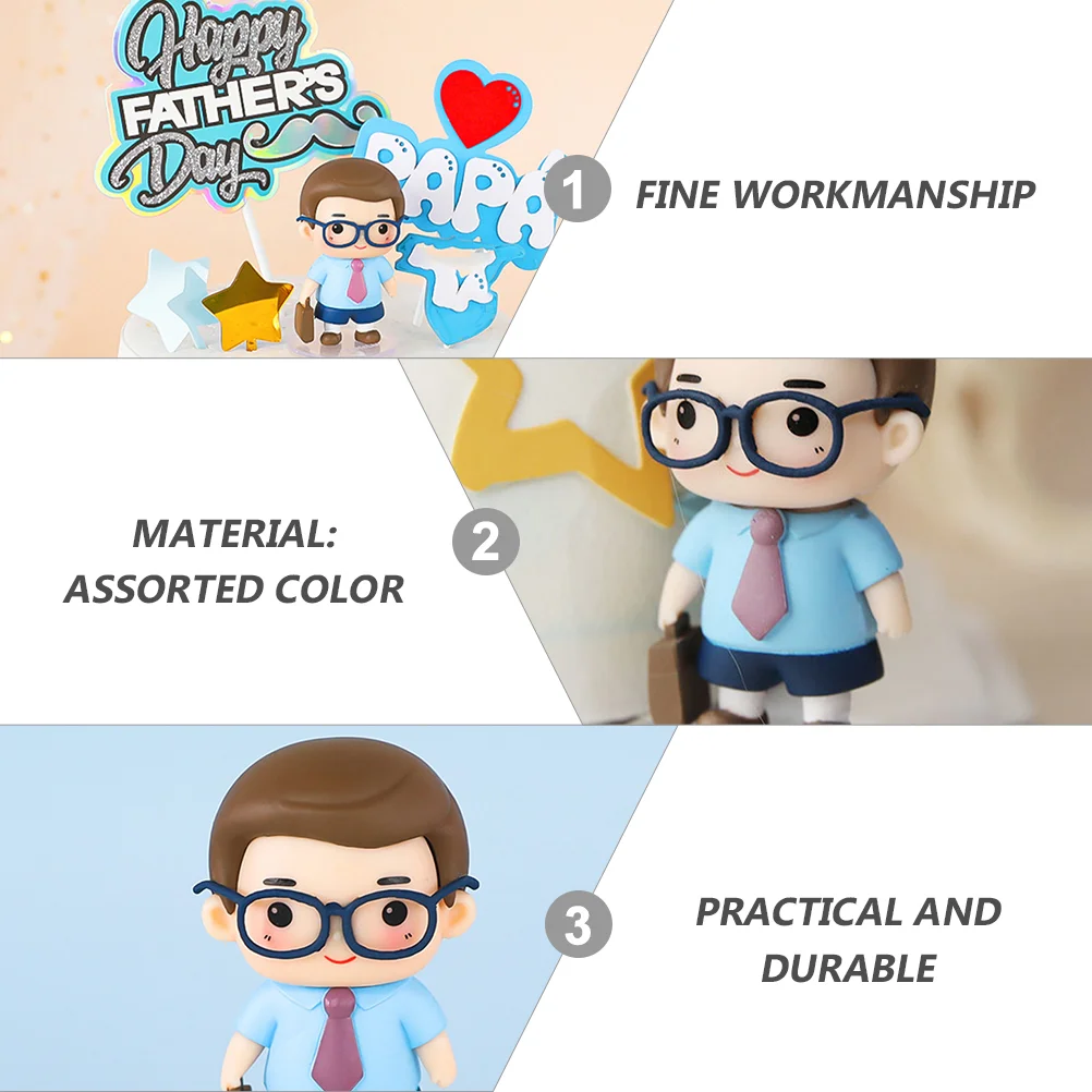 2 шт. украшения для торта на день отца топперы кексов товары дня рождения из
