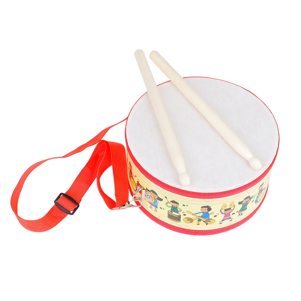 

Percussion Snare Drum Children's Double Sided Toddlers Toys Knocking Musical Instrument Tambourine