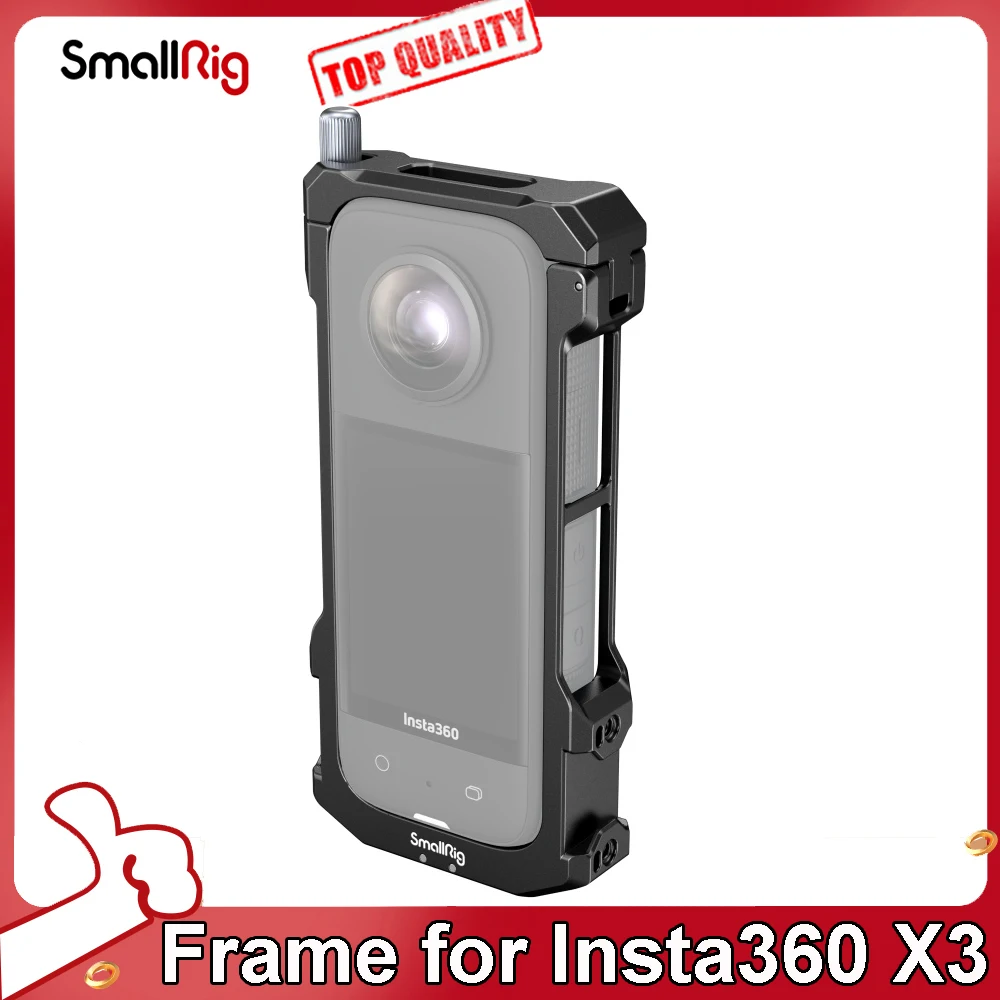 SmallRig Aluminium Alloy Utility Frame for Insta360 X3 Protective Case Action camera Accessories