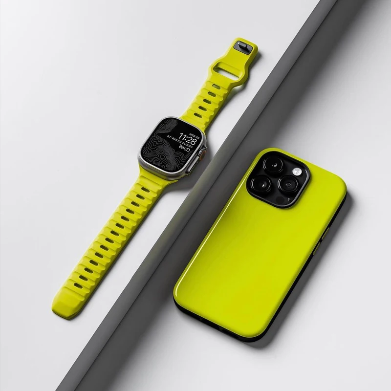 Silicone strap For Apple watch Band 49mm 44mm 40mm 45mm41mm 42mm Soft Rubber bracelet For iWatch series 8 Ultra 7 se 6 5 3 band