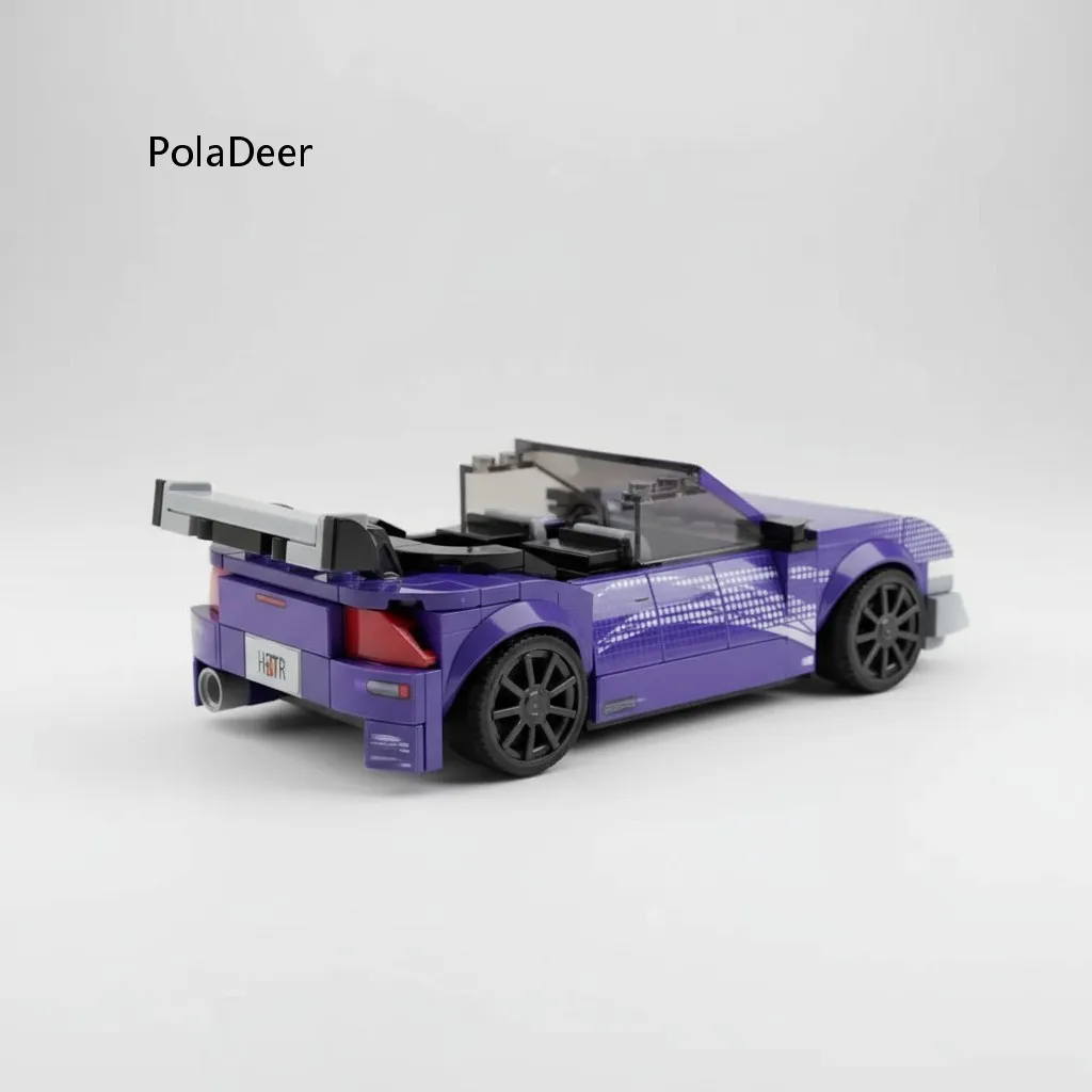 Фото Furio MOC римский затмение паук спортивный автомобиль на заказ строительный блок образовательный просветляющий DIY сборная игрушка кирпич подарок на день рождения №3