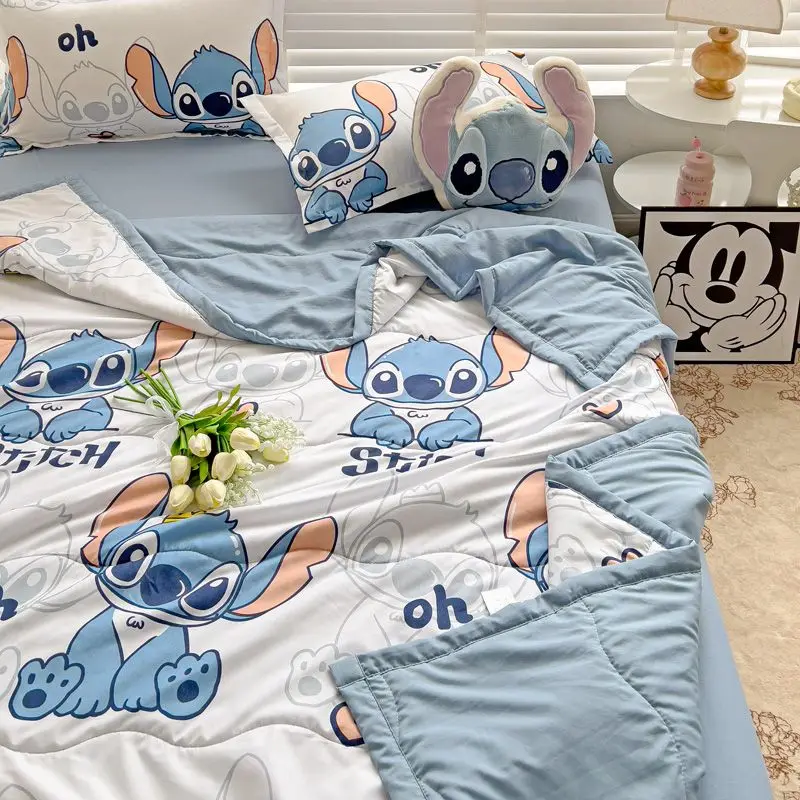 Летнее одеяло Disney летнее стеганое мультяшное Микки Маус Базз светящееся детское